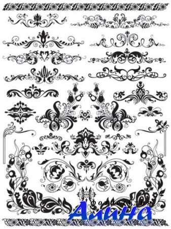 Stock Vector - Ornament With Flowers