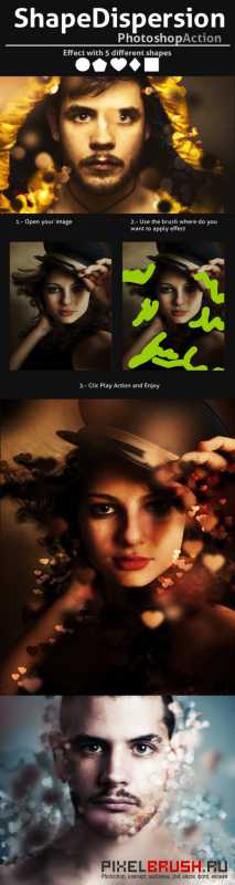 ShapeDispersion Effect Action