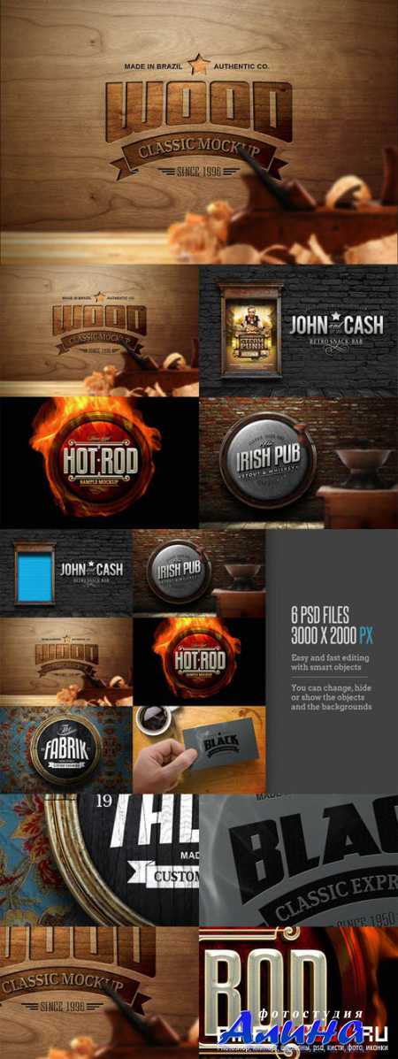Logo Mockups Vol.01 - Creativemarket 18263