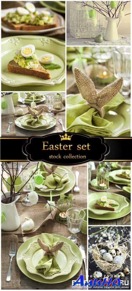 Easter festive table