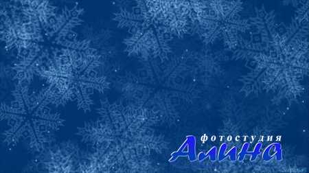 Beautiful winter with snowflakes footage