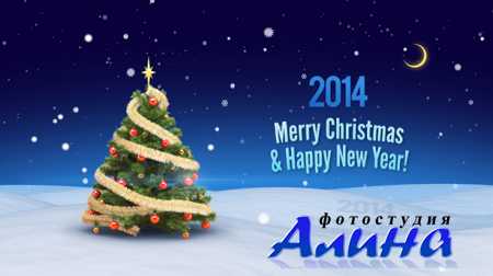 Christmas & New Year Greeting Card Design