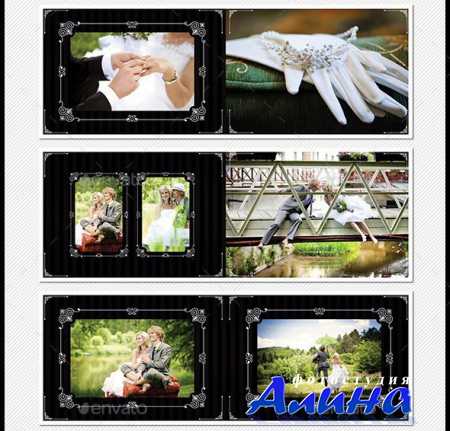 Photoshop Wedding Photobook Template