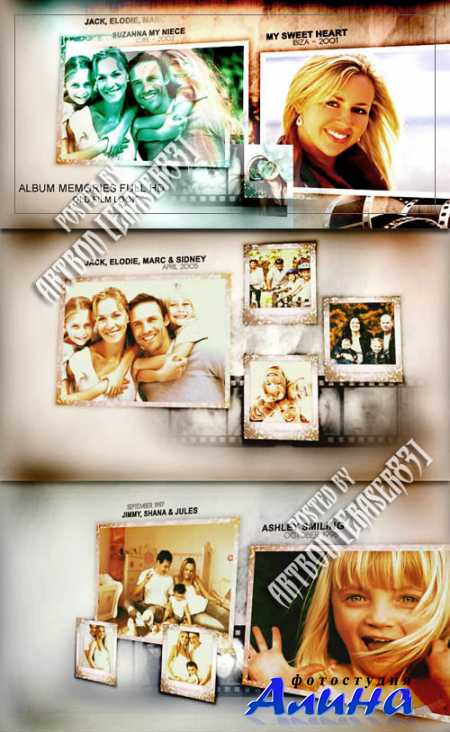 Album memories Old Film Look