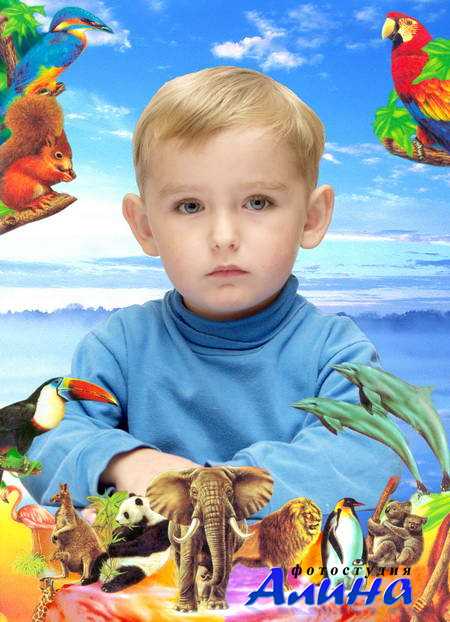 Набор детских фотокостюмов Набор детских фотокостюмов
