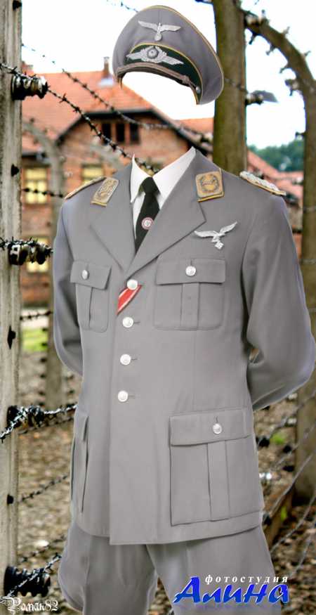 Шаблон для фотомонтажа - немецкая униформа 2