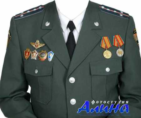 Шаблоны костюмов военной формы
