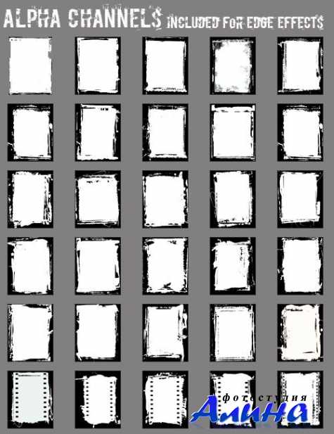 Rons Daviney Artistic Edges - Frame Templates